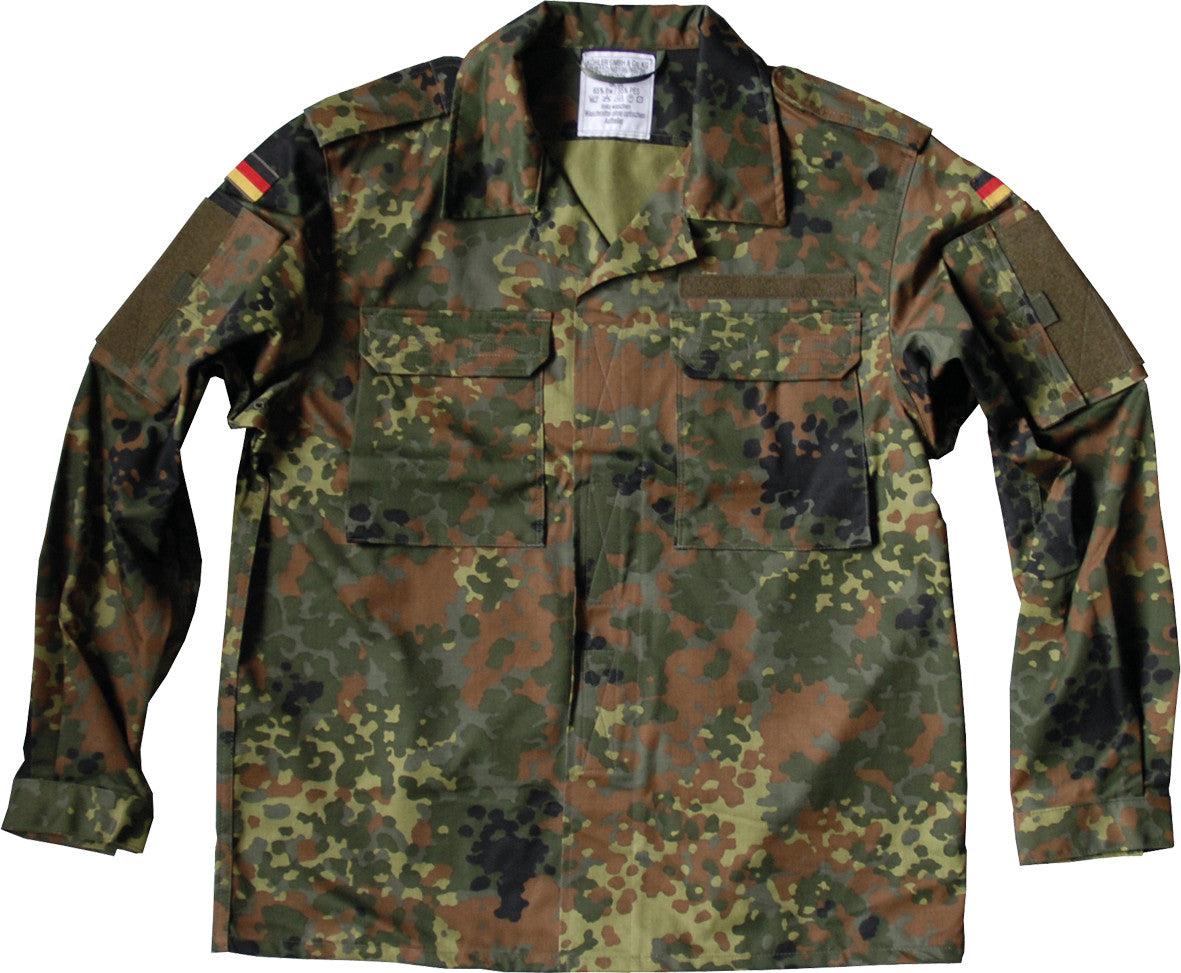 Leo Köhler Kommando Feldbluse Flecktarn Gr. XL